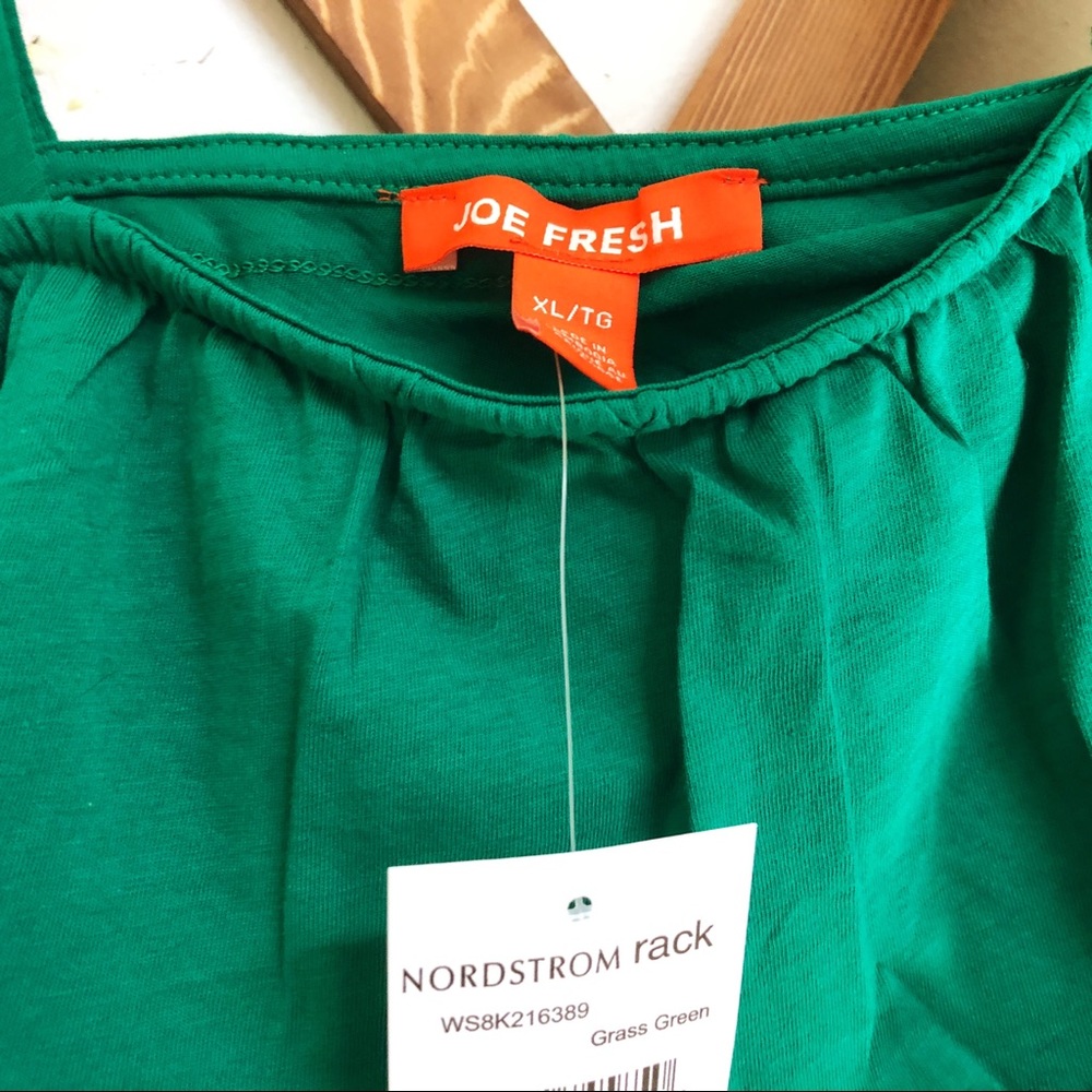 Joe Fresh Ruffle Top Asymmetrical Neck - Picture 4 of 6